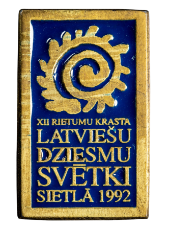 VII Rietumu krasta latviešu dziesmu svētku Sietlā 1992 nozīmīte
