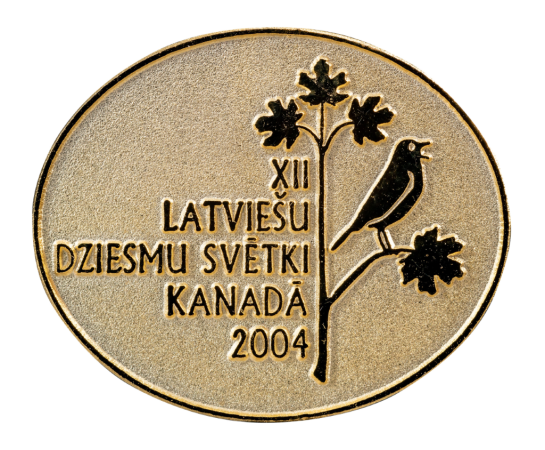 XII latviešu dziesmu svētku Kanādā, 2004 nozīmīte