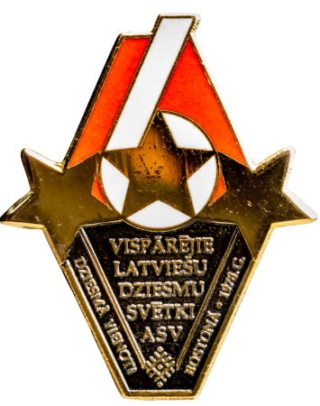 6. Vispārējo latviešu dziesmu svētku ASV nozīmīte (Bostona, 1978)