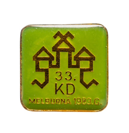 Austrālijas latviešu 33. Kultūras dienu nozīmīte (Melnburnā, 1983)