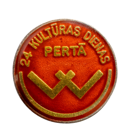 Austrālijas latviešu 24. Kultūras dienu nozīmīte (Pērtā, 1974)
