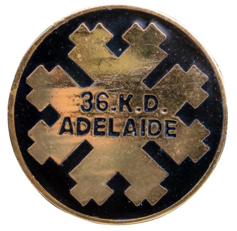 Austrālijas latviešu 36. Kultūras dienu piespraude (Adelaida, 1986)