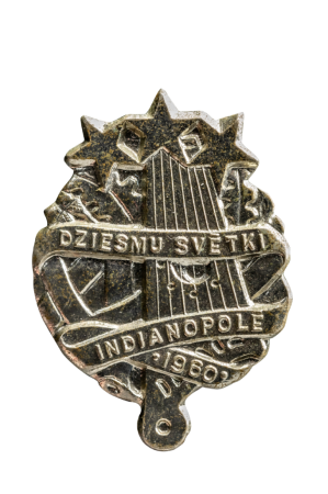 Latviešu novada dziesmu svētku Indianapolē piespraude (1960, ASV)