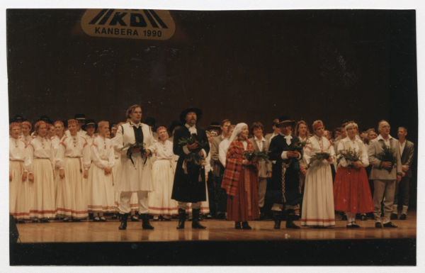 Tautas deju uzveduma "Ziemassvētki" noslēgums