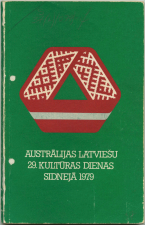 Austrālijas latviešu 29. kultūras dienas : Sidnejā 1979 : [notika no 1979. g. 15. dec. līdz 1980. g. 1. janv. / programmas grāmatiņu sagatavojuši: Aleksandrs Zariņš, Mintauts Eglītis, Vilis Motmillers]