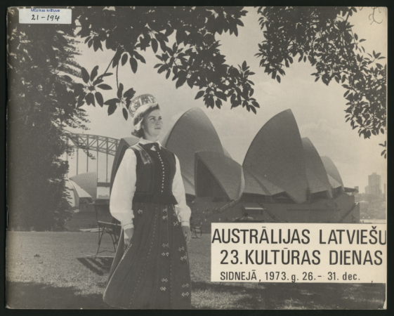 Austrālijas Latviešu 23. Kultūras dienas Sidnejā, 1973. g. 26.-31. decembrī : [buklets]