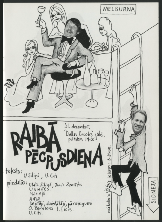 Austrālijas latviešu 27. Kultūras dienas Melburnā 1977. g. [26. - 31. decembrī] : Raibā pēcpusdiena „Dallas Brooks” zālē, 31. dec.