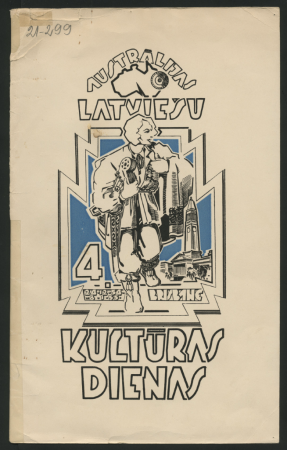 Programma (pasākumu plāns). Austrālijas latviešu 4. Kultūras dienas Brisbanē, 1954. g. 24. decembris - 1955. g. 8. janvāris