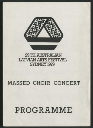 Austrālijas latviešu 29. Kultūras dienas : Massed choir concert